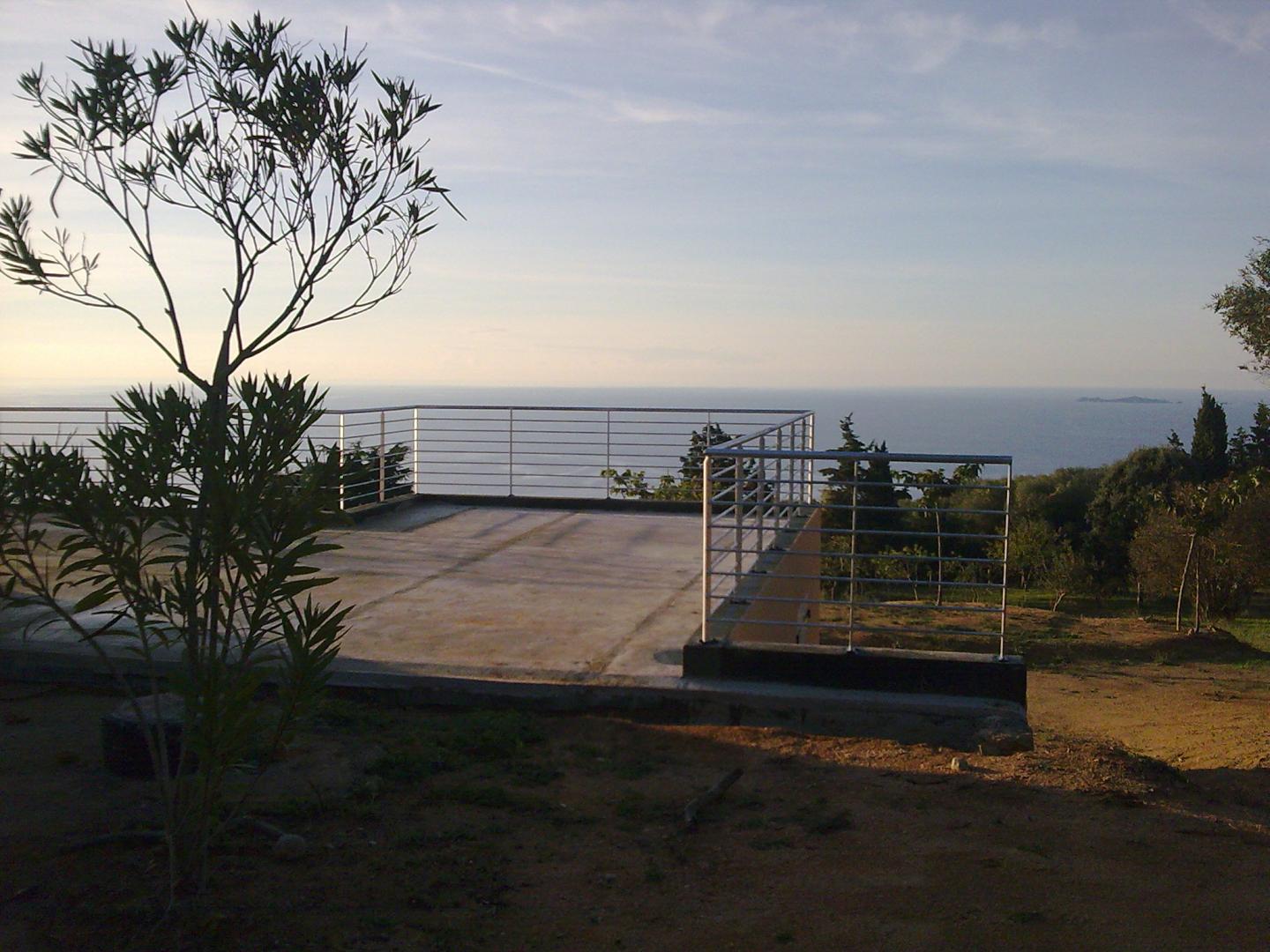 Installation de garde corps inox Ajaccio