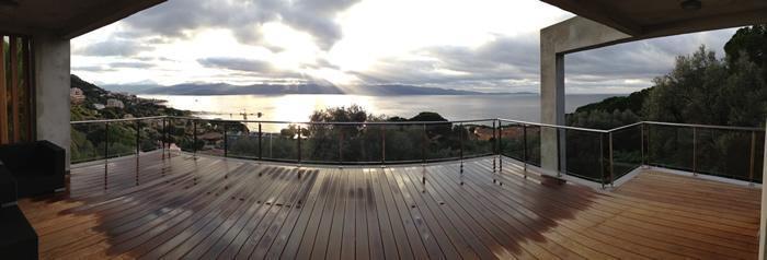 Installation de garde corps inox Ajaccio
